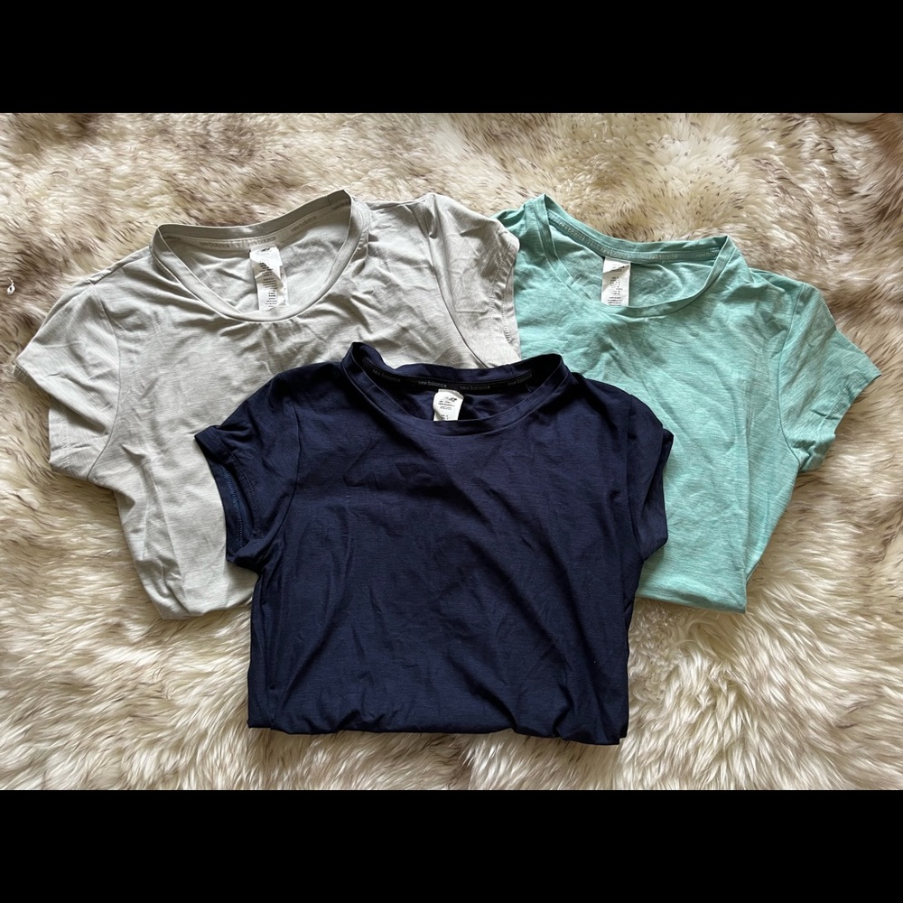 New Balance athletic tops size small, lot of 3